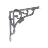 GNER Shelf Bracket Black 180x180mm (Sold in Pairs)