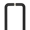 CRES 425mm Back to Back Black D Shape Pull Handle - By Frelan Hardware - CRES3002MBB2B