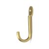 Satin Brass Traditional Coat Hook