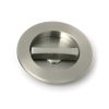 Satin Marine SS (316) 75mm Plain Round Pull - Privacy Set