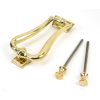 Polished Brass Slimline Art Deco Door Knocker