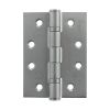 Atlantic Ball Bearing Hinges Grade 13 Fire Rated 4" x 3" x 3mm set of 3 - Satin Chrome (Pair)
