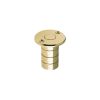 Zoo Hardware Dust Socket for Flush Bolts - Wood 20mm dia. x 38mm - Polished Brass