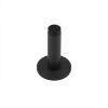Burlington Plain Wall Mounted Door Stops Plain Rose Black - By Frelan Hardware - BUR-970MB-971MB