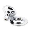 Polished Chrome Round Centre Door Knob