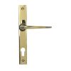 Aged Brass Eaton Slimline Lever Espag. Lock Set