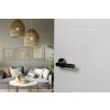 STATUS Carolina Lever Door Handle on Round Rose - Antique Brass