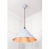 Hammered Copper Hockley Pendant in Birch