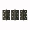 Atlantic Ball Bearing Hinges Grade 13 Fire Rated 4" x 3" x 3mm set of 3 - Urban Dark Bronze