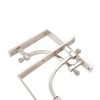 Beehive Large Shelf Bracket Polished Nickel (Sold in Pairs)