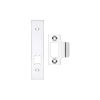 Zoo Hardware Spare Acc Pk for UK Horizontal Locks - *BLANK* - Contains Forend, Strike and Fixing Screws (Latch Version) - Chrome