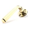 Aged Brass Avon Round Lever on Rose Set (Square) - Unsprung