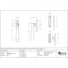 Polished Nickel Locking Newbury Fastener