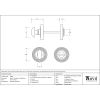 Satin Marine SS (316) Round Thumbturn Set (Beehive)