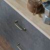 Burnished Brass Moore Pull Handle - Small