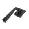 Aged Bronze Avon Round Lever on Rose Set (Square) - Unsprung