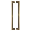 Heritage Brass Back to Back Door Pull Handle Apollo Design 460mm Antique Brass Finish