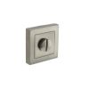 STATUS WC Turn and Release on S4 Square Rose - Satin Nickel