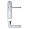Zoo Hardware Leon lever on euro backplate - Satin Chrome