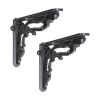 Apple Shelf Bracket Black (Sold in Pairs)