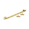Polished Brass 12" Monkeytail Stay