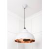 Hammered Copper Harborne Pendant in Flock
