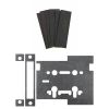 Atlantic Sash Lock & 3" x 2" Hinge Pads Intumescent kit FD60