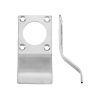 Zoo Hardware Cylinder Latch Pull - Round Profile - 88mm x 43mm - Satin Stainless