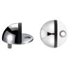 Zoo Hardware Door stop - floor mounted - oval - 40mm - Polished Stainless