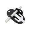 Iron Oval Pad Bolt Black