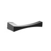 Forme Artemide Lever Door Handle on Concealed Square Rose - Matt Black (Pair)