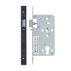 Zoo Hardware 2 Piece - DIN night latch - 72mm c/c - backset 60mm - Black