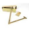 Polished Brass Size 2-5 Door Closer & Cover
