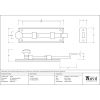 Pewter 6" Cranked Knob Bolt