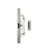 AGB Revolution XT Magnetic Bathroom Lock 60mm backset with strike plates for ALU doors - Satin Chrome