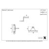 Black Cranked Casement Stay Pin