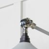 Smooth Nickel Flora Wall Light in Birch