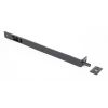 Black 12" Flush/Slide Door Bolt