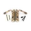 Polished Bronze Reeded Slimline Lever Espag. Lock Set