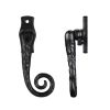 Zoo Hardware Monkey Tail Fastener Lockable c/w key - Left Hand - Black