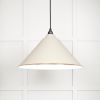 White Gloss Hockley Pendant in Teasel