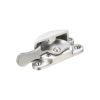Zoo Hardware Fitch Fastener c/w Key - Satin Chrome