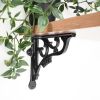 GNER Shelf Bracket Black 150x150mm (Sold in Pairs)