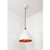 Hammered Copper Brindley Pendant in Flock