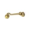 Satin Brass 4" Cabin Hook