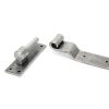 Pewter 24" Hook & Band Hinge - Cranked (pair)