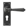 Aged Bronze Hinton Lever Euro Lock Set