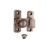 Oval Cupboard Latch Antique Brass