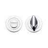 Zoo Hardware Turn & release on round rose - Polished Chrome