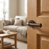 Complete Classic Door Handle Pack - Heavy Duty Latch - Dark Bronze - 64mm / 3-inch Hinges - JE-A20B-DB